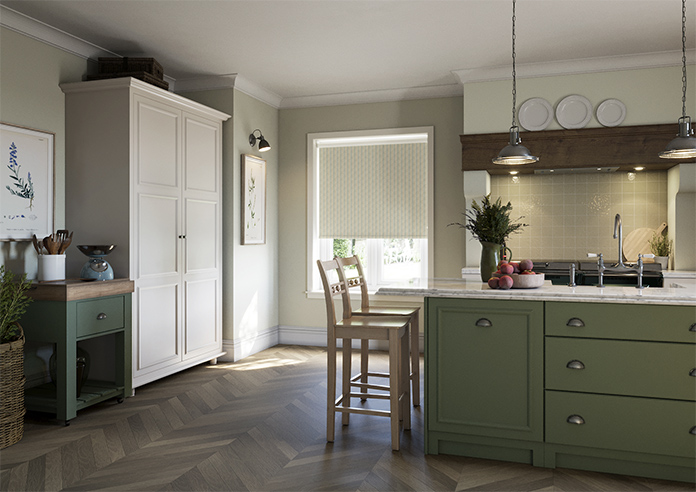 Emily Bond George Stripe Print, Fern - Roller Blind - Image 7